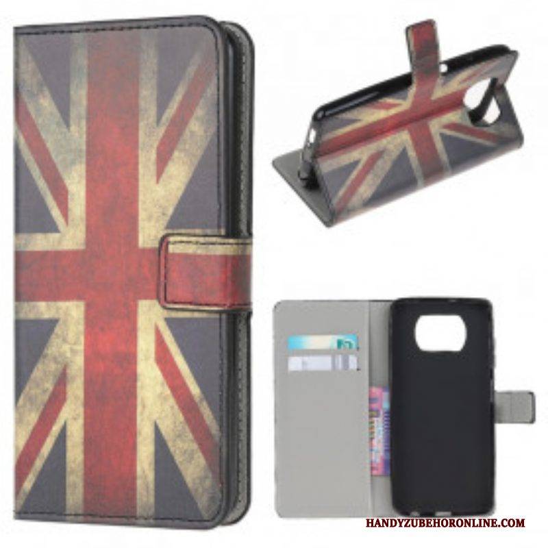Lederhüllen Für Poco X3 / X3 Pro / X3 NFC England-flagge