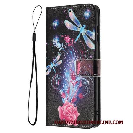 Lederhüllen Für Realme 14t 5g Libellenmuster