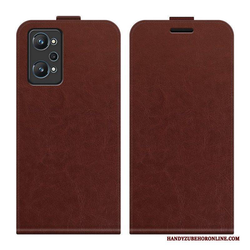 Lederhüllen Für Realme GT Neo 3T / Neo 2 Flip Case Vertikale Klappe In Lederoptik