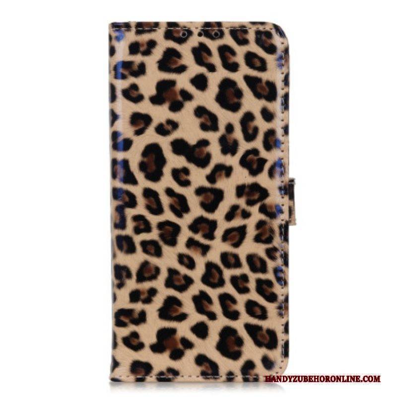 Lederhüllen Für Samsung Galaxy A14 / A14 5G Leopardenhaut-effekt