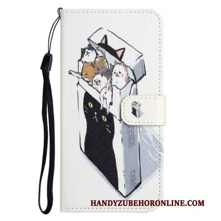 Lederhüllen Für Samsung Galaxy A17 4g / 5g Katzenbox