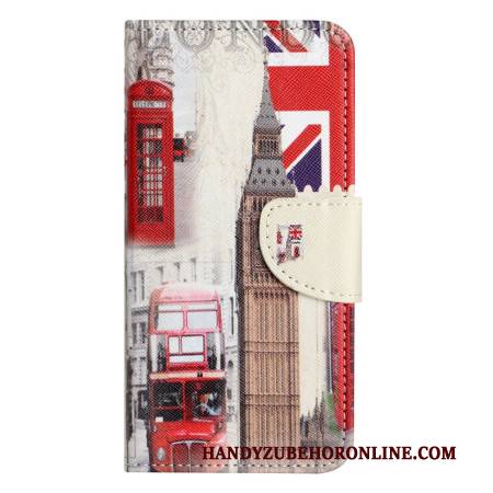 Lederhüllen Für Samsung Galaxy A17 4g / 5g Londoner Leben