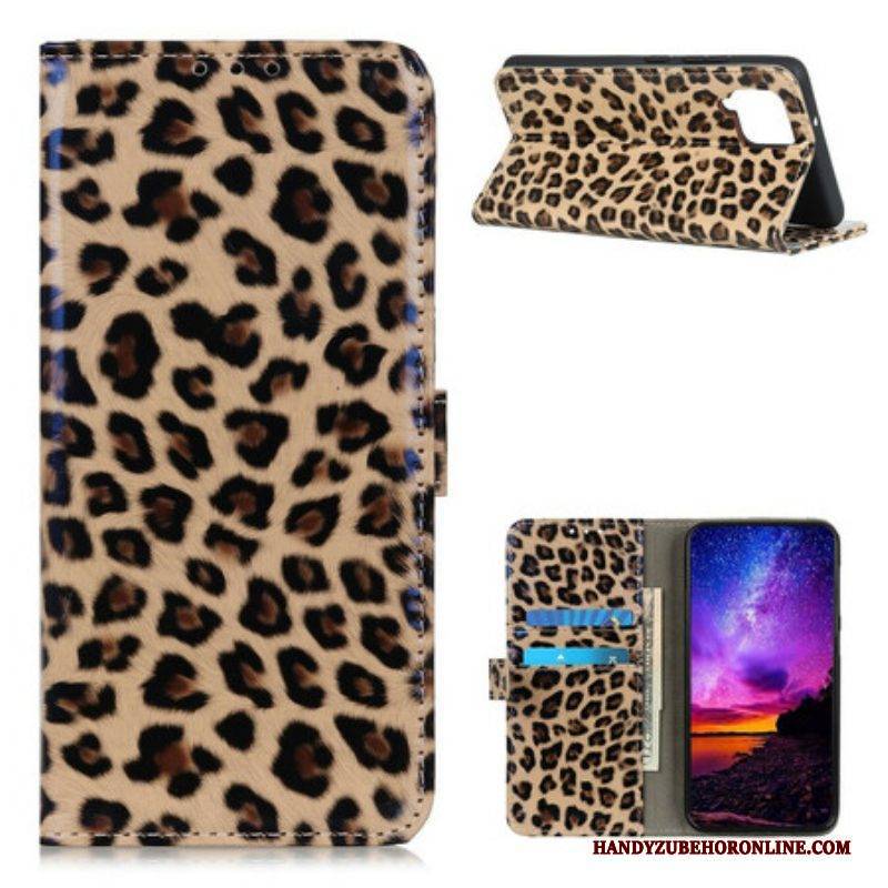 Lederhüllen Für Samsung Galaxy A42 5G Leopard