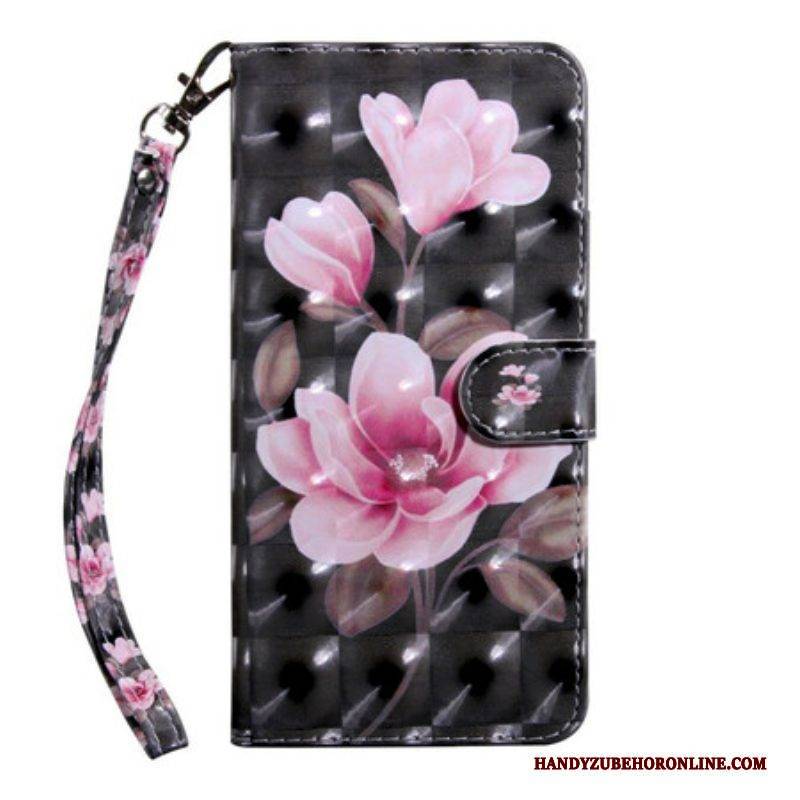 Lederhüllen Für Samsung Galaxy M21 Blühende Blumen