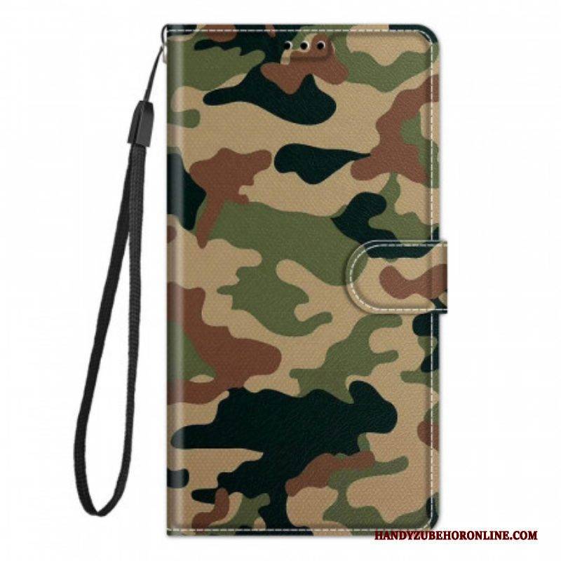 Lederhüllen Für Samsung Galaxy M23 5G Militärische Tarnung