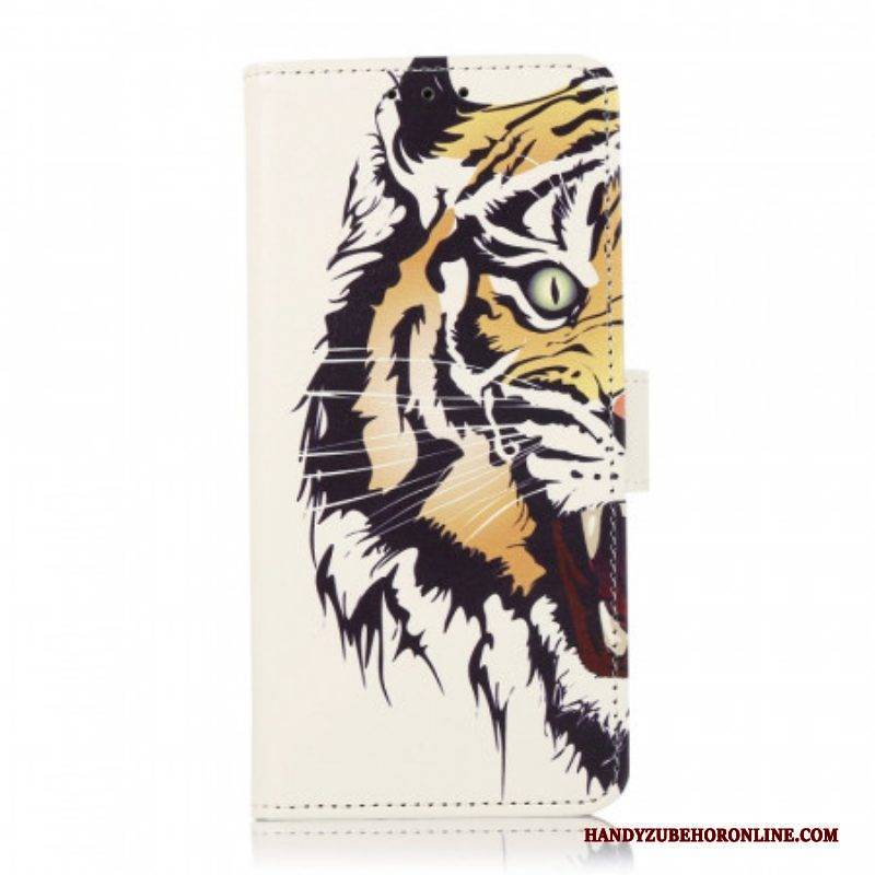 Lederhüllen Für Samsung Galaxy M23 5G Wilder Tiger