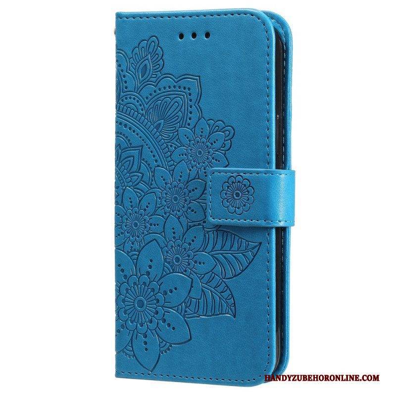 Lederhüllen Für Samsung Galaxy M52 5G Mandala-blumen