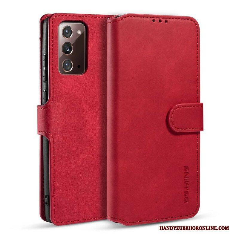 Lederhüllen Für Samsung Galaxy Note 20 Dg.ming Retro