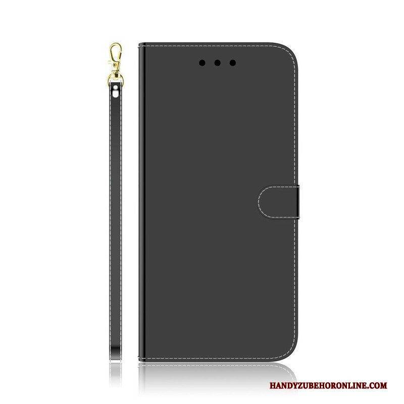 Lederhüllen Für Samsung Galaxy Note 20 Spiegelabdeckung Aus Kunstleder