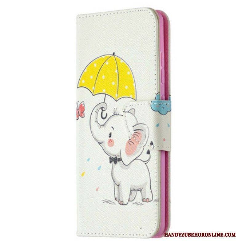 Lederhüllen Für Samsung Galaxy S20 FE Baby Elefant