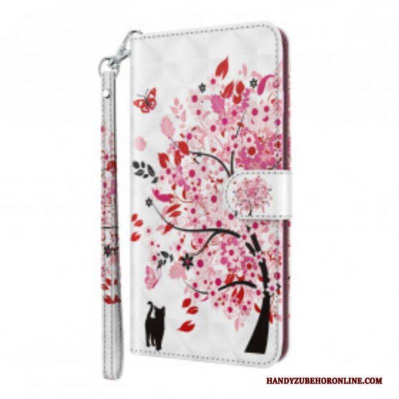 Lederhüllen Für Samsung Galaxy S21 Ultra 5G Rosa Baum