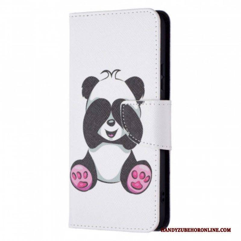 Lederhüllen Für Samsung Galaxy S22 Plus 5G Panda-spaß