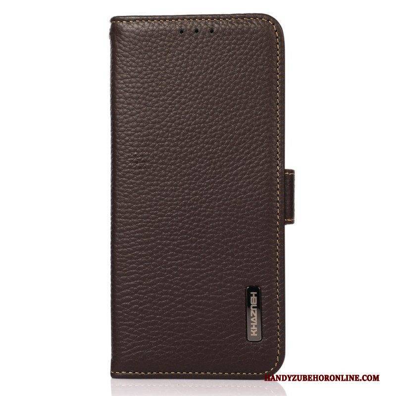 Lederhüllen Für Samsung Galaxy S23 5G Lychee-leder Khazneh Rfid