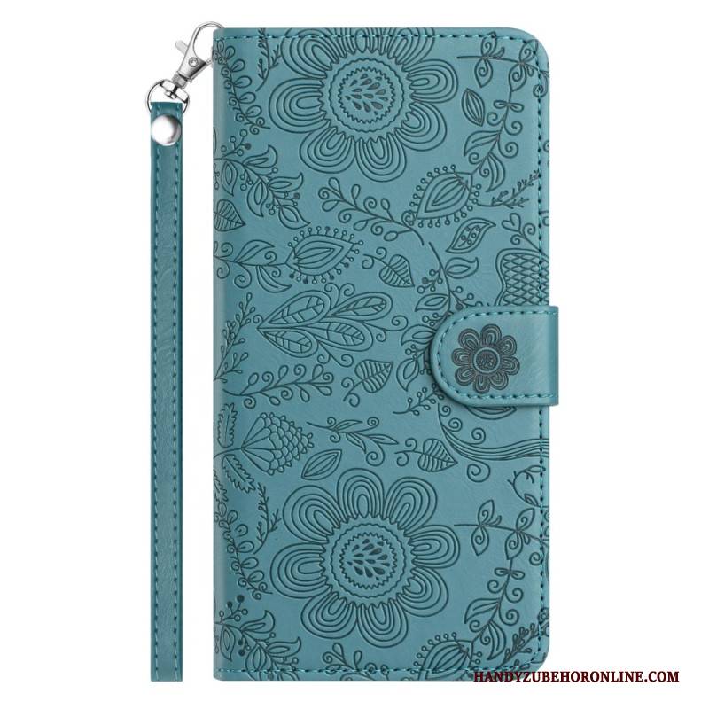 Lederhüllen Für Samsung Galaxy S25 5g Blumenmuster