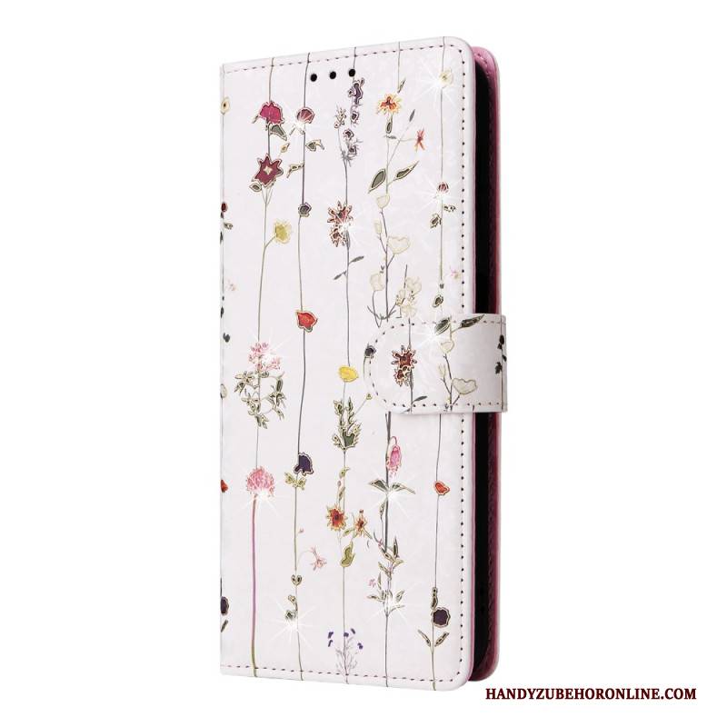 Lederhüllen Für Samsung Galaxy S25 Fe Blumenmuster