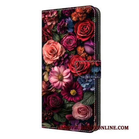 Lederhüllen Für Samsung Galaxy S26 Plus Blumenmuster