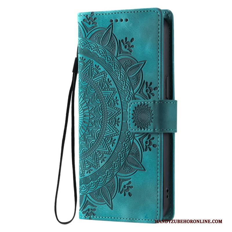 Lederhüllen Für Samsung Galaxy S26 Plus Mandala-wildleder-effekt