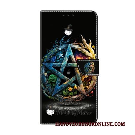 Lederhüllen Für Samsung Galaxy S26 Plus Pentagramm