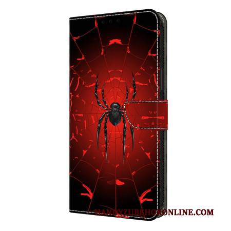 Lederhüllen Für Samsung Galaxy S26 Plus Schwarze Spinne