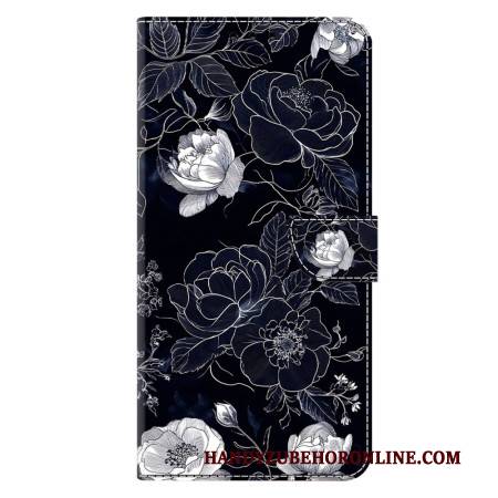 Lederhüllen Für Samsung Galaxy S26 Plus Vintage-blumenmuster