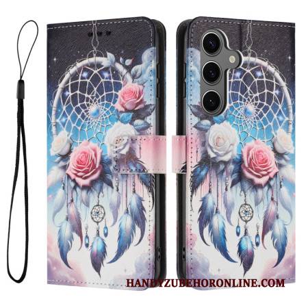 Lederhüllen Für Samsung Galaxy S26 Traumfänger Und Rosen
