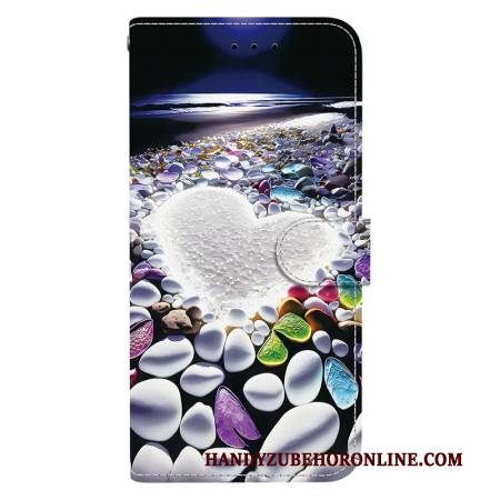 Lederhüllen Für Samsung Galaxy S26 Weißes Herz