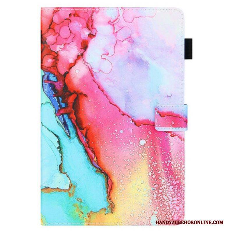 Lederhüllen Für Samsung Galaxy Tab A7 Lite Marmorstil