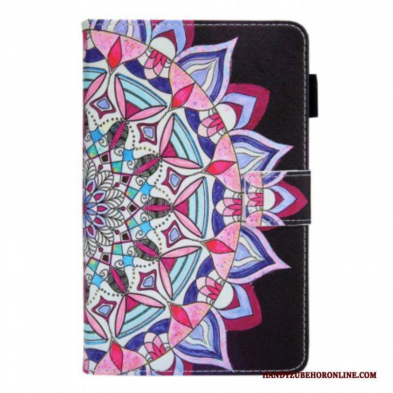 Lederhüllen Für Samsung Galaxy Tab A8 (2021) Grafisches Mandala