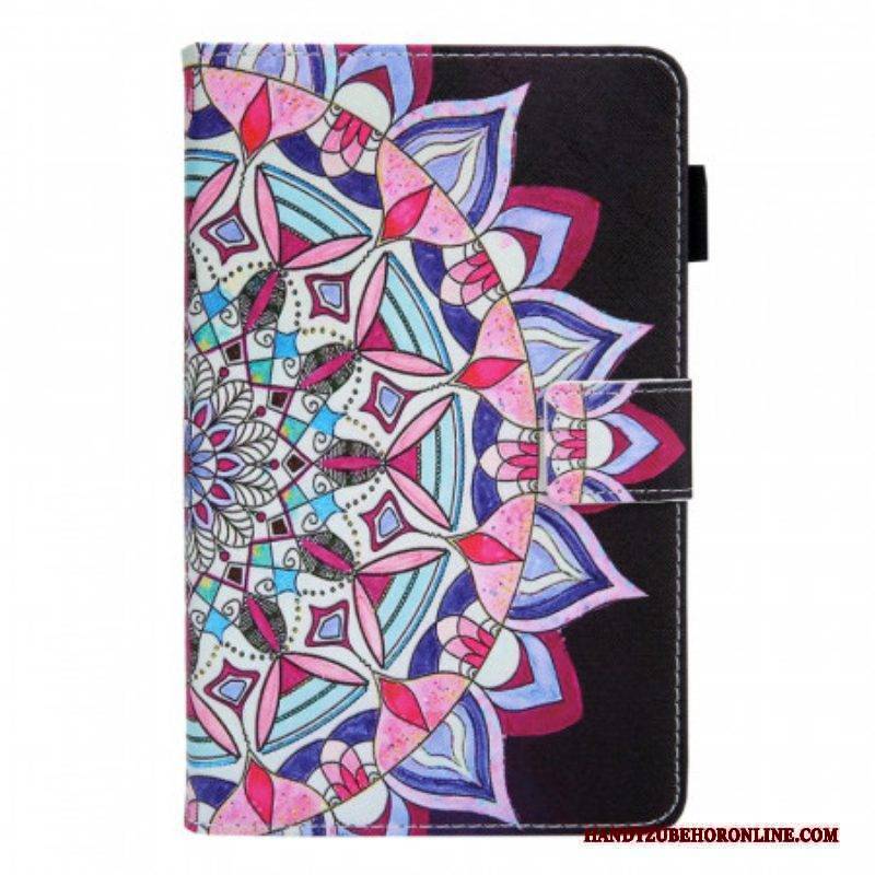 Lederhüllen Für Samsung Galaxy Tab A8 (2021) Grafisches Mandala