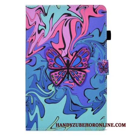 Lederhüllen Für Samsung Galaxy Tab S11 Künstlerischer Schmetterling