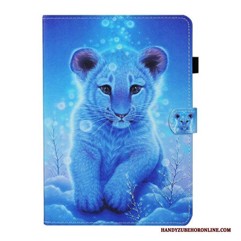Lederhüllen Für Samsung Galaxy Tab S8 / Tab S7 Baby-tiger