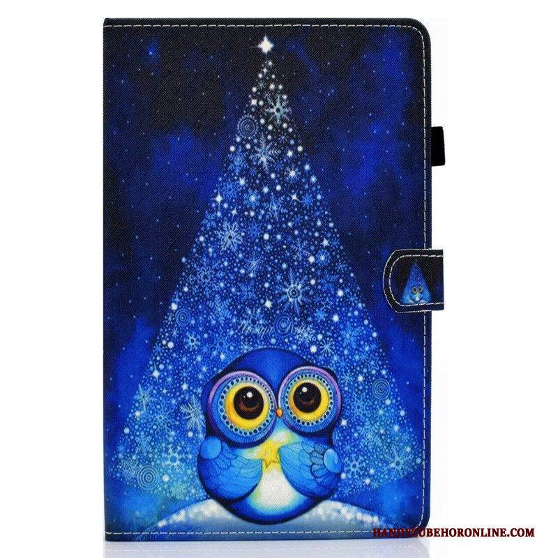 Lederhüllen Für Samsung Galaxy Tab S8 / Tab S7 Eule