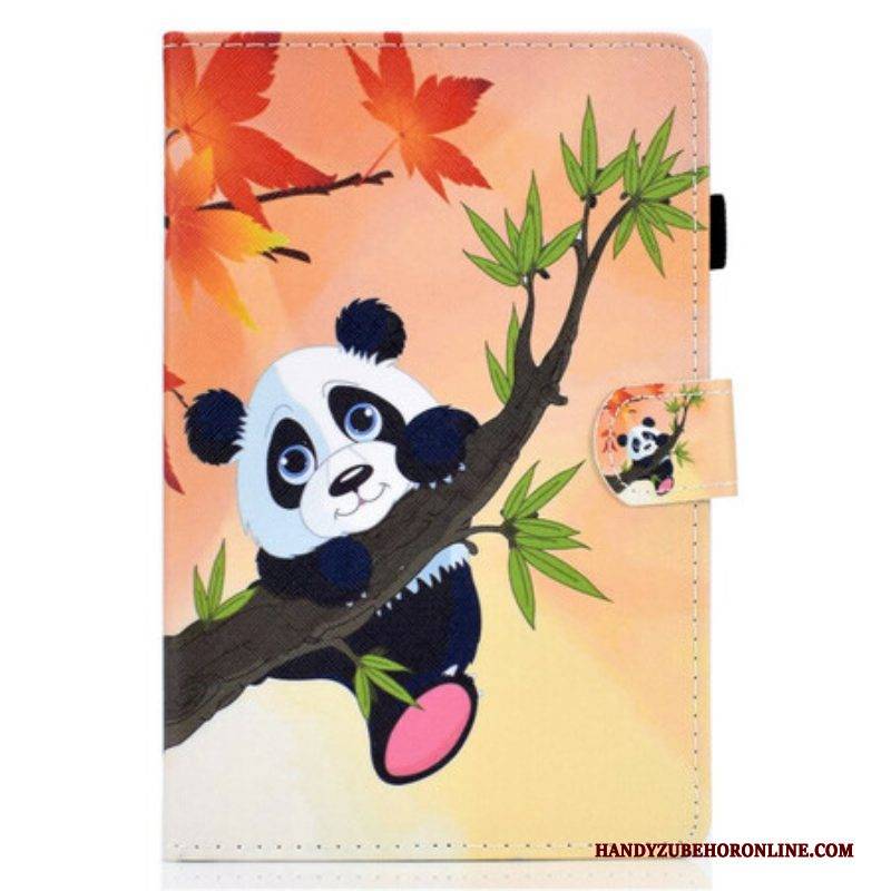 Lederhüllen Für Samsung Galaxy Tab S8 / Tab S7 Süßer Panda
