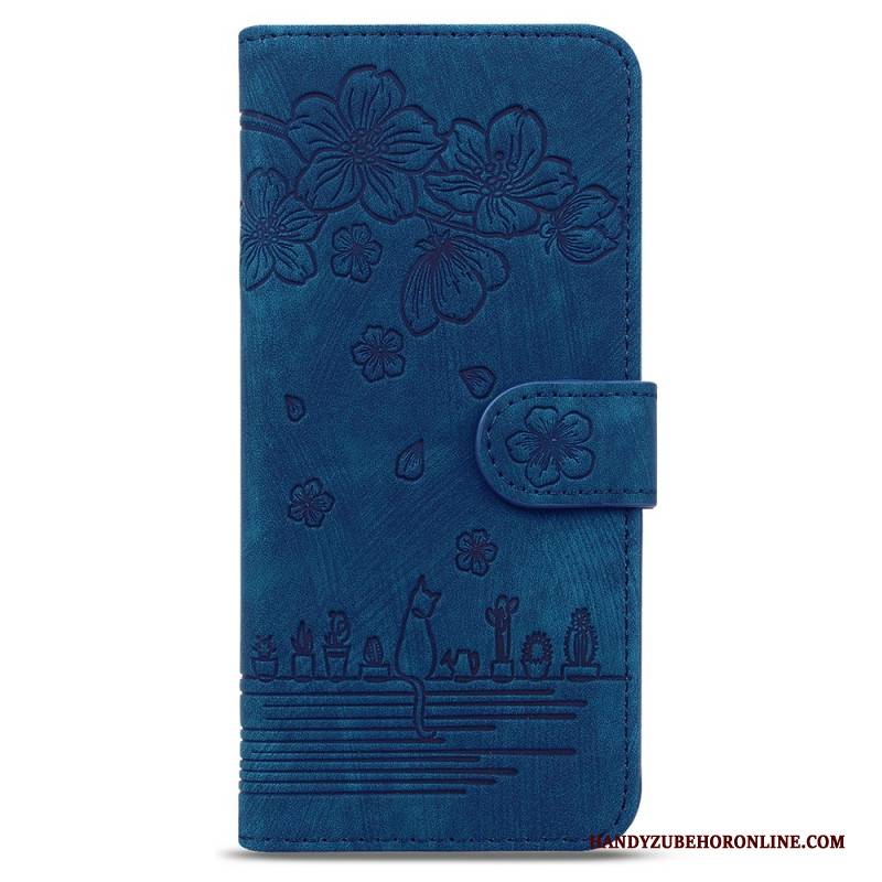 Lederhüllen Für Samsung Galaxy Z Fold 7 Katzenmotiv