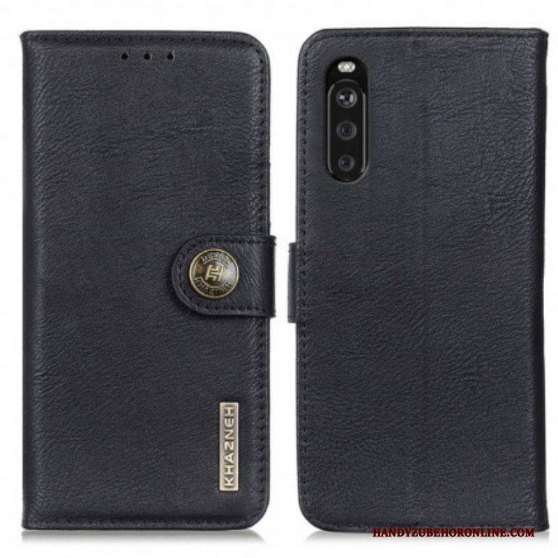 Lederhüllen Für Sony Xperia 5 III Kunstleder Khazneh