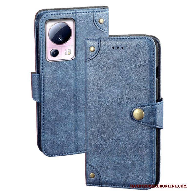 Lederhüllen Für Xiaomi 13 Lite Vintage-idewei