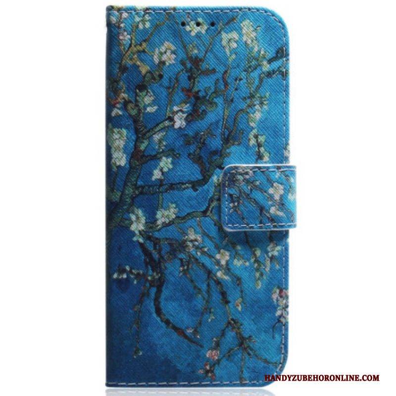 Lederhüllen Für Xiaomi 13 Pro Mit Kordel Riemenblumenzweige