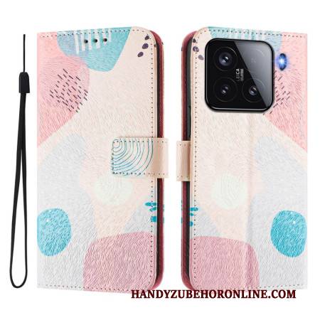 Lederhüllen Für Xiaomi 15 Graffiti-motiv