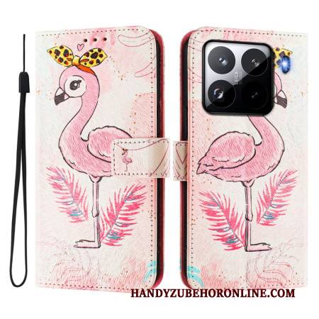 Lederhüllen Für Xiaomi 15 Pro Vogelmuster