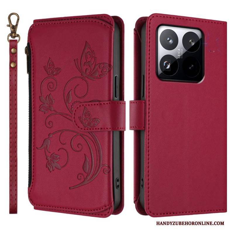 Lederhüllen Für Xiaomi 15t 6 Rfid-kartenhalter Und Lanyard