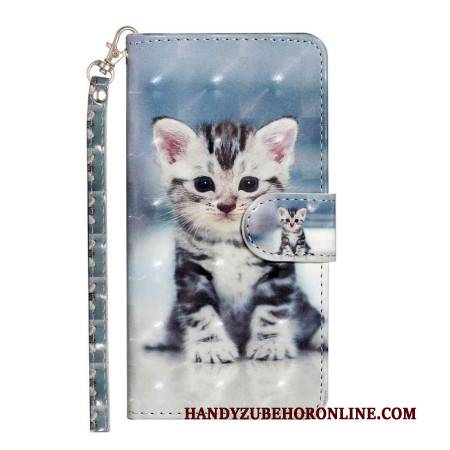 Lederhüllen Für Xiaomi 15t Pro Kätzchen Mit Lanyard