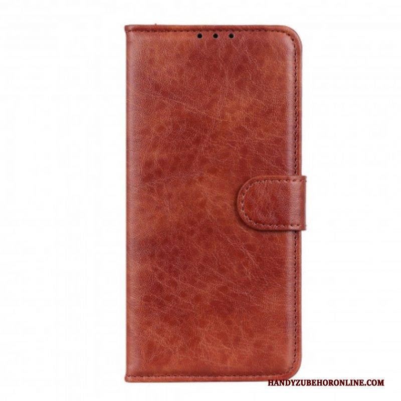 Lederhüllen Für Xiaomi Redmi Note 10 / 10S Strukturiertes Kunstleder