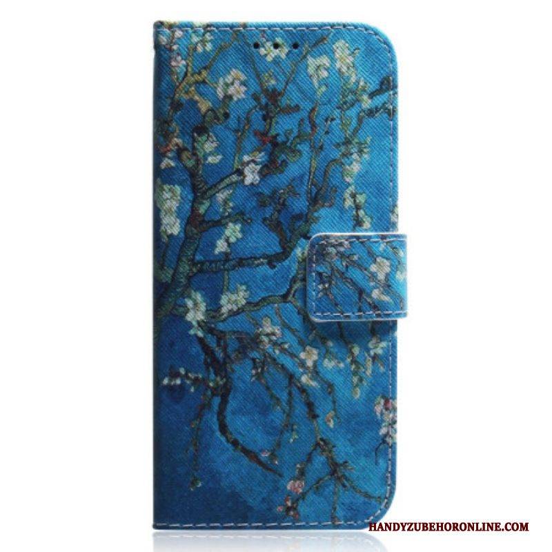 Lederhüllen Für Xiaomi Redmi Note 12 4G Blühende Zweige