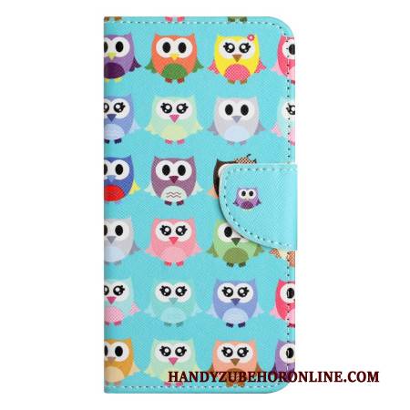 Lederhüllen Für Xiaomi Redmi Note 14 4g Eulenbande