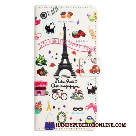 Lederhüllen Für Xiaomi Redmi Note 14 4g Ich Liebe Paris