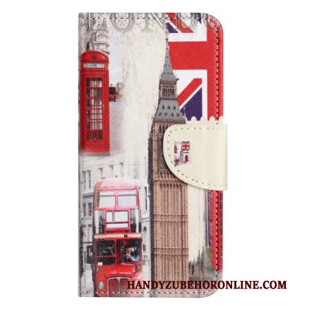 Lederhüllen Für Xiaomi Redmi Note 14 4g Londoner Leben