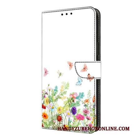 Lederhüllen Für Xiaomi Redmi Note 14 Pro 4g Blühende Felder