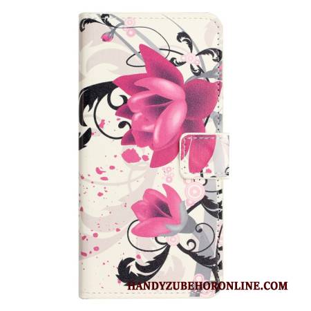 Lederhüllen Für Xiaomi Redmi Note 14 Pro Plus 5g Lotus