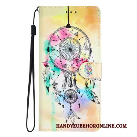 Lederhüllen Für Xiaomi Redmi Note 15 5g Aquarell-traumfänger