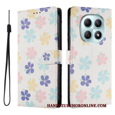 Lederhüllen Für Xiaomi Redmi Note 15 5g Bunte Blumen
